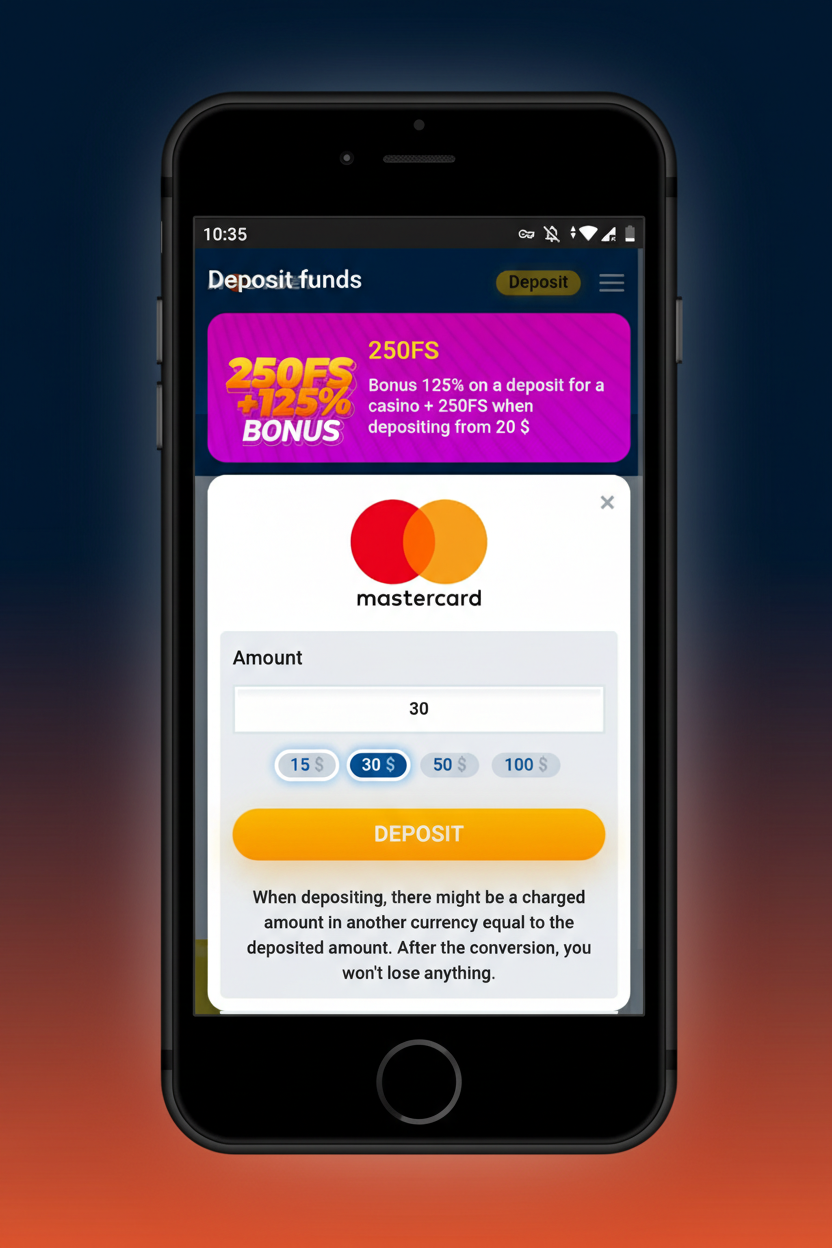 Депозит Mostbet RU
