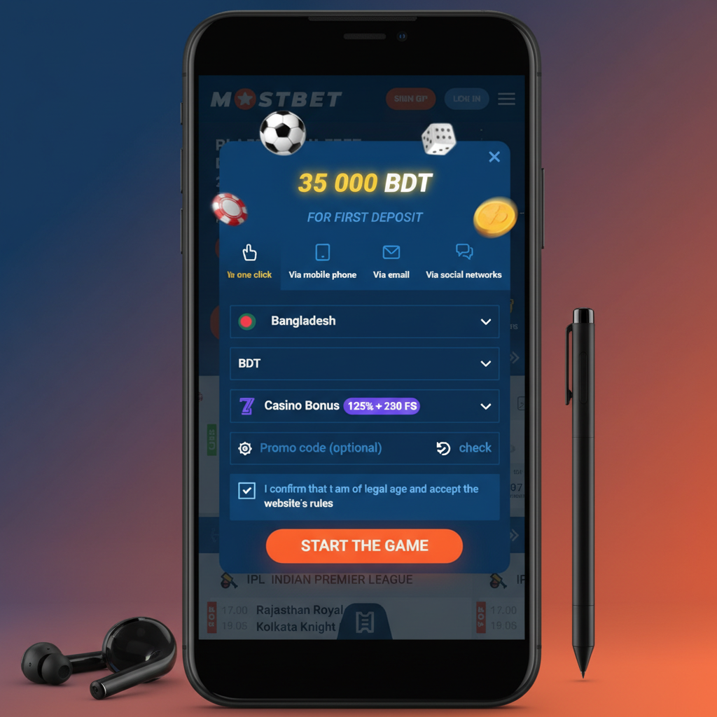 Регистрация на Mostbet