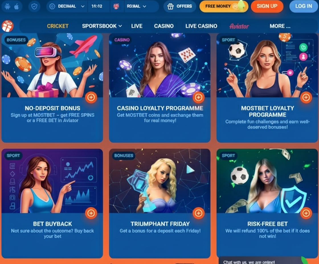 Бонус для игроков Mostbet